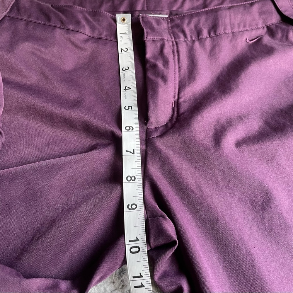 Nike Pant‎ Women's L(12-14) Straight leg, zipped pockets/slits bottom purple,VTG - Picture 13 of 15